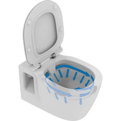 Ideal Standard Wandtiefspül-WC Connect Ohne Spülrand Mit Ideal Plus Weiß 7 Ideal Standard Wandtiefspül-WC Connect Ohne Spülrand Mit Ideal Plus Weiß – Bild 7
