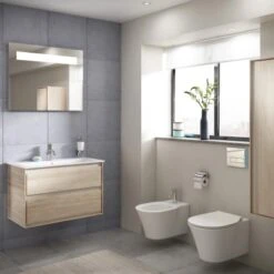 Ideal Standard Wand-WC-Set Connect Air Tiefspüler Weiß Spülrandlos AquaBlade -Günstiges AquaForma Geschäft 188588 3049 11