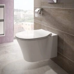 Ideal Standard Wand-WC-Set Connect Air Tiefspüler Weiß Spülrandlos AquaBlade -Günstiges AquaForma Geschäft 188588 3049 14