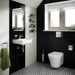 Ideal Standard Wand-WC-Set Connect Air Tiefspüler Weiß Spülrandlos AquaBlade -Günstiges AquaForma Geschäft 188588 3049 8