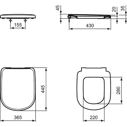 Ideal Standard WC-Sitz Eurovit Plus Weiß 9 Ideal Standard WC-Sitz Eurovit Plus Weiß – Bild 9