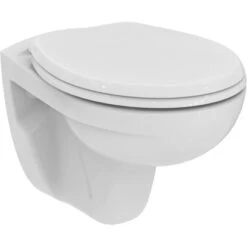 Ideal Standard WC-Paket Eurovit Ohne Spülrand Weiß