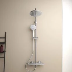 Ideal Standard Duschsystem Ceratherm T50 Aufputz Chrom -Günstiges AquaForma Geschäft 189280 3049 11