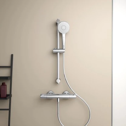 Ideal Standard Duschsystem Ceratherm T50 Aufputz Brausestange 900 Mm Chrom 7 Ideal Standard Duschsystem Ceratherm T50 Aufputz Brausestange 900 Mm Chrom – Bild 7