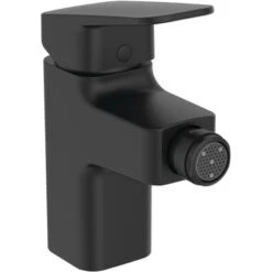 Ideal Standard Bidetarmatur Ceraplan Mit Ablaufgarnitur Schwarz Matt