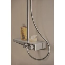 Ideal Standard Duschsystem Ceratherm S200 Mit Ablage Und Runder Handbrause Chrom -Günstiges AquaForma Geschäft 4015413350815 3049 AB 08