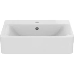 Ideal Standard Waschtisch Connect Cube 55 X 46 Cm 1 Hahnloch Mit Überlauf Weiß 8 Ideal Standard Waschtisch Connect Cube 55 X 46 Cm 1 Hahnloch Mit Überlauf Weiß -Günstiges AquaForma Geschäft 539483 3049 3