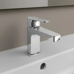 Ideal Standard Waschtischarmatur Cerafine D H80 BlueStart O.Ablaufgarnitur Chrom -Günstiges AquaForma Geschäft 611175 3049 5