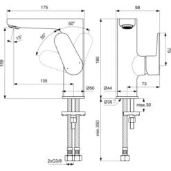 Ideal Standard Waschtischarmatur Cerafine O H155 Ohne Ablaufgarnitur Chrom 13 Ideal Standard Waschtischarmatur Cerafine O H155 Ohne Ablaufgarnitur Chrom -Günstiges AquaForma Geschäft 611245 3049 7