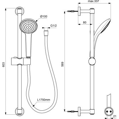 Ideal Standard Armaturen-Bundle 02 Aufputz Ceraline Silk Black 8 Ideal Standard Armaturen-Bundle 02 Aufputz Ceraline Silk Black – Bild 8