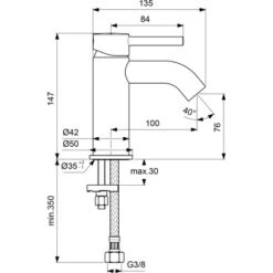Ideal Standard Waschtischarmatur Ceraline Ohne Ablaufgarnitur Chrom 17 Ideal Standard Waschtischarmatur Ceraline Ohne Ablaufgarnitur Chrom -Günstiges AquaForma Geschäft 611315 3049 9