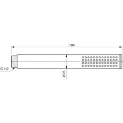 Ideal Standard Armaturen-Bundle Unterputz Ceratherm T100 Chrom -Günstiges AquaForma Geschäft 611635 3049 18
