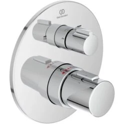 Ideal Standard Badethermostat Ceratherm T100 Unterputz DVGW Chrom