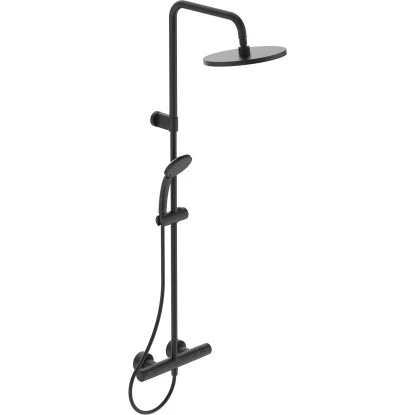 Ideal Standard Duschsystem Ceratherm T25 Mit Teleskopfunktion Silk Black 1 Ideal Standard Duschsystem Ceratherm T25 Mit Teleskopfunktion Silk Black