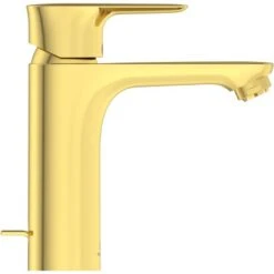 Ideal Standard Waschtischarmatur Connect Air Niederdruck Grande Brushed Gold -Günstiges AquaForma Geschäft 612366 3049 3