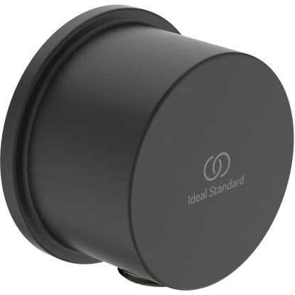 Ideal Standard Brauseschlauchanschluss Idealrain Round Silk Black 1 Ideal Standard Brauseschlauchanschluss Idealrain Round Silk Black