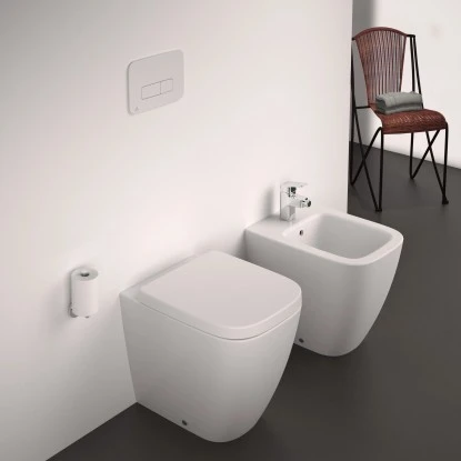 Ideal Standard Stand-Bidet I.life S Mit Überlauf + 1 Hahnloch Weiß 7 Ideal Standard Stand-Bidet I.life S Mit Überlauf + 1 Hahnloch Weiß – Bild 7