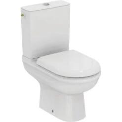 Ideal Standard Stand-WC-Paket Exacto Ohne Spülrand Weiß