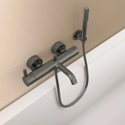 Ideal Standard Handbrause Idealrain Atelier Stick Magnetic Grey Metall -Günstiges AquaForma Geschäft 887300 3049 6