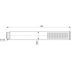 Ideal Standard Handbrause Idealrain Atelier Stick Silver Metall 15 Ideal Standard Handbrause Idealrain Atelier Stick Silver Metall -Günstiges AquaForma Geschäft 887304 3049 8