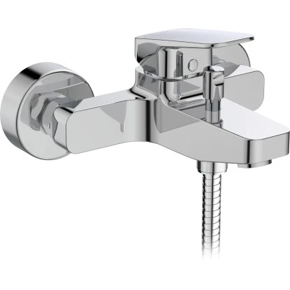 Ideal Standard Badearmatur Ceraplan Chrom Aufputz Mit Handbrause-Set 2 Ideal Standard Badearmatur Ceraplan Chrom Aufputz Mit Handbrause-Set – Bild 2