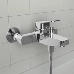 Ideal Standard Badearmatur Ceraplan Chrom Aufputz Schweizer Ausführung -Günstiges AquaForma Geschäft 887359 3049 1