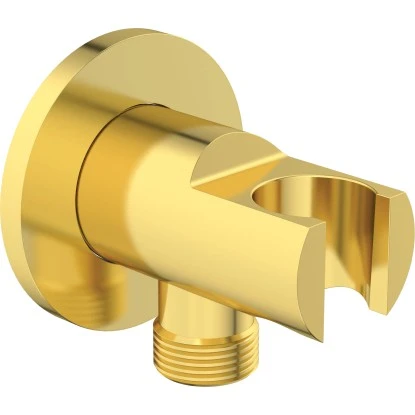 Ideal Standard Brausehalter Idealrain Atelier Gold Rund Für HB + Schlauch 1 Ideal Standard Brausehalter Idealrain Atelier Gold Rund Für HB + Schlauch