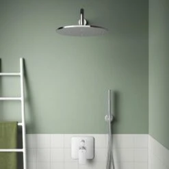 Ideal Standard Brausehalter Idealrain Atelier Chrom Rund Für HB + Schlauch -Günstiges AquaForma Geschäft 887443 3049 15