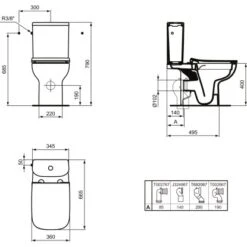Ideal Standard WC-Paket I.life A Ohne Spülrand, Mit WC-Sitz Weiß 15 Ideal Standard WC-Paket I.life A Ohne Spülrand, Mit WC-Sitz Weiß -Günstiges AquaForma Geschäft 9802695 3049 8