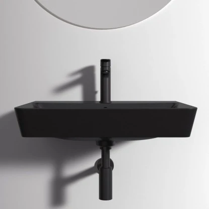 Ideal Standard Waschtisch Connect Air 60x46 Cm 1 Hahnloch Mit Überlauf Schwarz 5 Ideal Standard Waschtisch Connect Air 60x46 Cm 1 Hahnloch Mit Überlauf Schwarz – Bild 5