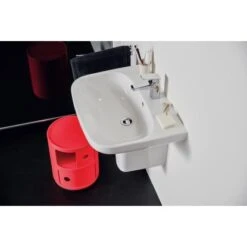 Ideal Standard Waschtisch I.life A 60x48 Cm 1 Hahnloch Mit Überlauf Weiß -Günstiges AquaForma Geschäft 9802877 3049 10