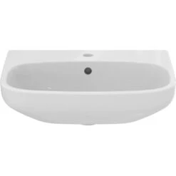 Ideal Standard Waschtisch I.life A 55x44 Cm 1 Hahnloch Mit Überlauf Weiß -Günstiges AquaForma Geschäft 9802893 3049 3