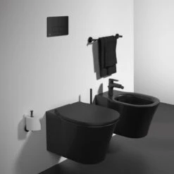 Ideal Standard Wandtiefspül-WC Connect Air Mit AquaBlade Technologie Schwarz -Günstiges AquaForma Geschäft 9803081 3049 8