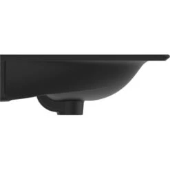 Ideal Standard Möbelwaschtisch Connect Air 64 Cm 1 Hahnloch Mit Überlauf Schwarz -Günstiges AquaForma Geschäft 9803099 3049 4
