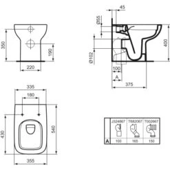 Ideal Standard Standtiefspül-WC I.life A Ohne Spülrand Weiß 23 Ideal Standard Standtiefspül-WC I.life A Ohne Spülrand Weiß -Günstiges AquaForma Geschäft 9803198 3049 12