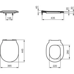 Ideal Standard WC-Paket Connect Air Mit AquaBlade Schwarz 39 Ideal Standard WC-Paket Connect Air Mit AquaBlade Schwarz -Günstiges AquaForma Geschäft 9803305 3049 20