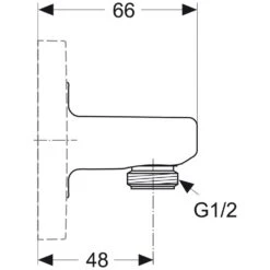 Ideal Standard Archimodule Wandanschlussbogen UP