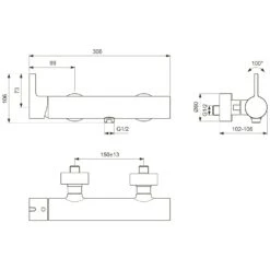 Ideal Standard Joy Brausearmatur AP -Günstiges AquaForma Geschäft hersteller ideal standard badarmaturen joy dusche 3687776