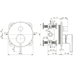Ideal Standard Joy Badearmatur UP Bausatz 2, Runde Rosette 8 Ideal Standard Joy Badearmatur UP Bausatz 2, Runde Rosette -Günstiges AquaForma Geschäft hersteller ideal standard badarmaturen joy wanne 3687746