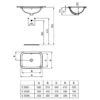 Ideal Standard Connect Unterbauwaschtisch 58 X 41 Cm