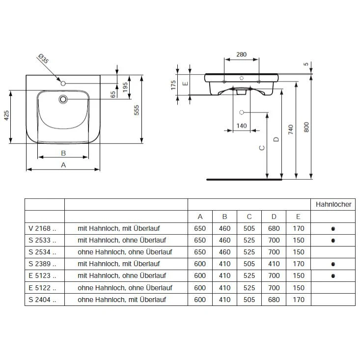 Ideal Standard Contour 21 Waschtisch Unterfahrbar 65 X 55,5 Cm, Mit Hahnloch, Ohne Überlauf 1 Ideal Standard Contour 21 Waschtisch Unterfahrbar 65 X 55,5 Cm, Mit Hahnloch, Ohne Überlauf