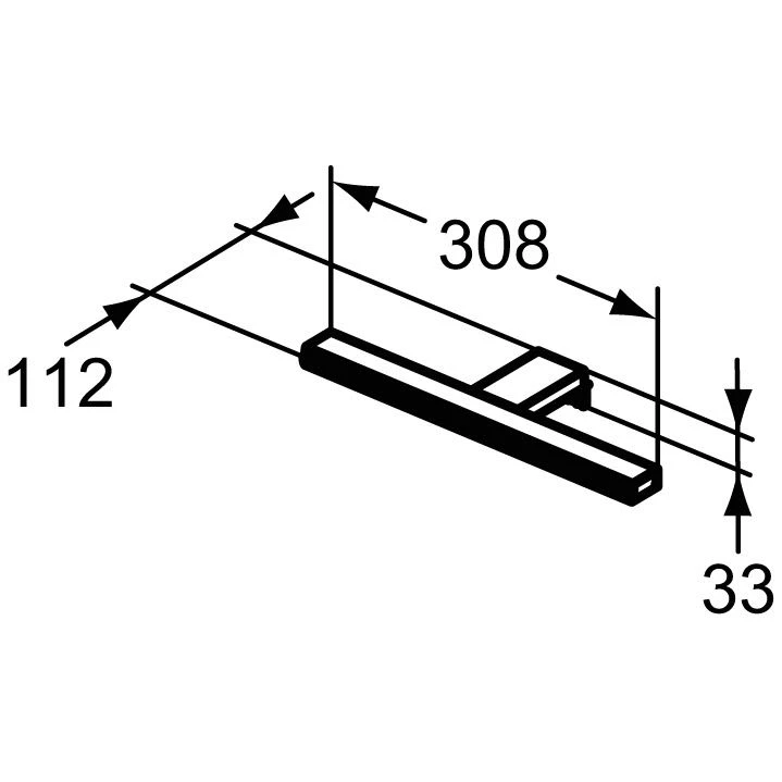Ideal Standard Mirror & Light LED-Leuchte "Pandora" 30,8 Cm 1 Ideal Standard Mirror & Light LED-Leuchte "Pandora" 30,8 Cm