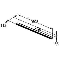 Ideal Standard Mirror & Light LED-Leuchte "Pandora" 60,8 Cm