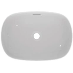 Ideal Standard Linda-X Aufsatzwaschtisch 55 Cm, Ohne Hahnloch, Mit Überlauf -Günstiges AquaForma Geschäft ideal standard atelier collections linda x 9579290