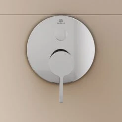 Ideal Standard Joy Badearmatur UP Bausatz 2, Runde Rosette, Eigensicher -Günstiges AquaForma Geschäft ideal standard badarmaturen joy wanne badearmatur 6912630