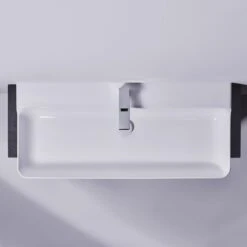 Ideal Standard Conca Waschtisch 100 Cm, 1 Hahnloch, Mit Überlauf, Geschliffen -Günstiges AquaForma Geschäft ideal standard badkeramik conca waschtische 100 6988896