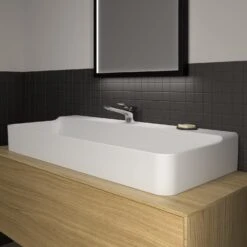 Ideal Standard Conca Waschtisch 100 Cm, 1 Hahnloch, Ohne Überlauf -Günstiges AquaForma Geschäft ideal standard badkeramik conca waschtische 100 6992448