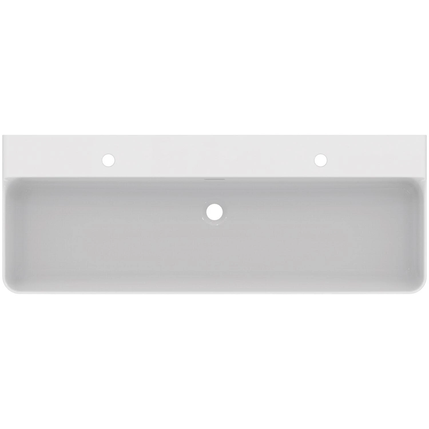 Ideal Standard Conca Waschtisch 120 Cm, 2 Hahnlöcher, Mit Überlauf, Geschliffen 2 Ideal Standard Conca Waschtisch 120 Cm, 2 Hahnlöcher, Mit Überlauf, Geschliffen – Bild 2