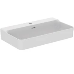 Ideal Standard Conca Waschtisch 80 Cm, 1 Hahnloch, Mit Überlauf, Geschliffen