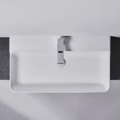 Ideal Standard Conca Waschtisch 80 Cm, 1 Hahnloch, Mit Überlauf, Geschliffen -Günstiges AquaForma Geschäft ideal standard badkeramik conca waschtische 80 6988890